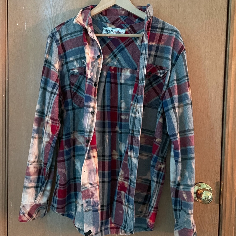 Bleached flannel